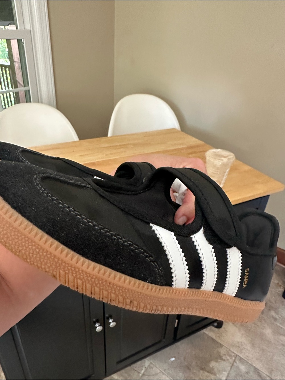 adidas Samba Mary-Jane Sneakers - Black / White / Gum - Picture 2 of 4